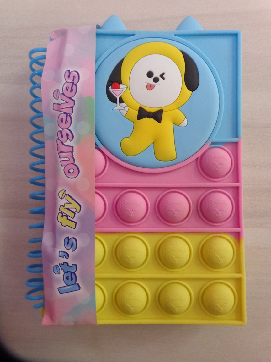 RedkafalMart Diary for Kids, 3D Squishy Destress Notebook Diary. 5*3 inch