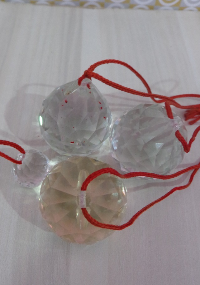 Crystal Hanging Ball for Good Luck & Prosperity 