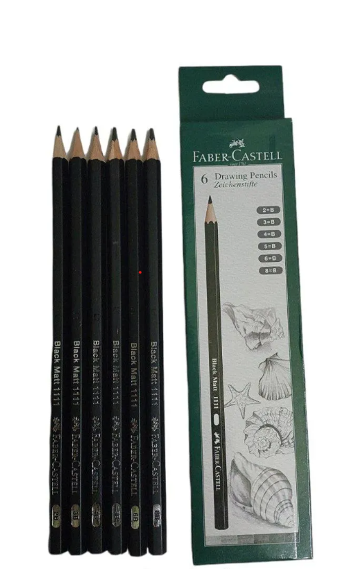 Faber-Castell Drawing Pencils – Set of 6 Grades